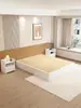 Somier de madera maciza estructura de listones estructura de cama plataforma de tatami cama de suelo cama doble casa de huéspedes hotel simple sin cabecero