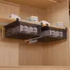 Cesta extraíble para calcetines, caja de almacenamiento, caja para ropa interior, estante para debajo de la ropa en el armario, cesta colgante para cajón
