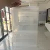 Bolsa de Asa de PE Venta al por Mayor de Puntos Bolsa de Plástico con Asa Blanca Transparente Bolsa de Almacenamiento para Toallas y Ropa Bolsa de Mano Portátil