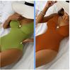 Europa e Estados Unidos acessórios de concha de tecido especial transfronteiriços moda feminina duas cores maiô peça única