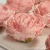 Nuevo juego de 47 piezas de cabezas de rosa rosa simuladas estilo europeo para pasadores de pelo DIY, paredes de flores para bodas y decoraciones de birretes de graduación