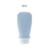 Botella vacía de silicona para viaje, portátil, para uso en exteriores, para cosméticos, gel de ducha, crema de manos, champú, exprimible.