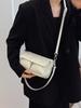 Bolso de mujer estilo coreano, moda retro, informal, pequeño, cuadrado, invierno 2024, nuevo nicho de moda, bolso de mensajero de alta gama