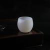 Taza de té Kung Fu de porcelana jade para un solo hogar, Taza maestra, taza de té individual, aspecto elegante, ins, taza grande, té de alta gama