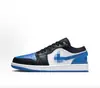 Zapatos de Skate Modernos Jordan 1 de Caña Baja Cuero Original Resistentes al Desgaste Antideslizantes Zapatos Deportivos para Pareja Suministro Transfronterizo Precio Favorable al por Mayor