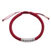 Pulsera de Cuerda Roja Estilo Tibetano Benmingnian para Hombre, Cuerda de Mano Segura y Auspiciosa, Nudo de Diamante, Cuerda Roja Tejida a Mano, Joyería para Mujer