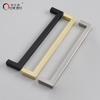 9*9 moderno simple transfronterizo comercio exterior internacional gabinete armario mueble tirador aleación de aluminio tirador de puerta de gabinete spray negro