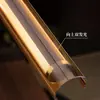Lámpara colgante minimalista para restaurante, 6 nuevas luces lineales de barra de mostrador, accesorios de iluminación de alta gama para mesa de isla, acero al carbono