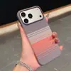 Funda Magnética de Carga Ultra Delgada con Patrón de Fibra de Carbono Kevlar para Apple 17, iPhone 16 Cubierta Protectora Anti-Caídas