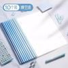 Clip de Palanca de Color Degradado A4 Transparente Clip de Gota de Agua Carpeta de Archivo de Currículum Vitae Engrosada Informe Estudiante de Primaria Estudiante de Secundaria Carpeta