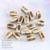 Pulsera de cuentas cerámicas de color leche con forma especial, accesorios, estrella de mar, tubo recto, columna cuadrada, accesorios de cuentas, joyería DIY, colgante de cuentas de porcelana
