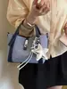 Bolsa de Hombro Exquisita de Gran Capacidad para Mujer, Bolso de Axila, Bolso Cruzado Tipo Cubo para Viajes, Verano 2026