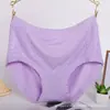 Bragas de encaje transpirables de modal suave de cintura alta para mujeres con curvas talla grande talla grande mm200 kg
