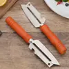 Cuchillo Pelador Multifuncional de Acero Inoxidable Pelador de Frutas y Verduras Cuchillo Pelador de Papas Cuchillo Pelador de Cocina