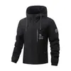 Moda Casual Otoño 2026 Sudadera con Capucha para Hombre Manga Larga Elegante Rompevientos para Exteriores Chaqueta Deportiva