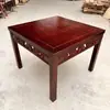 Mesa cuadrada de madera maciza, juego de mesa y sillas estilo restaurante chino, mesa de comedor cuadrada, mesa de ocho espíritus para uso doméstico, mesa de hotel