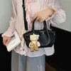 Bolsa de Mão Tecida de Nicho Estilo Coreano para Mulheres, Nova Moda de Verão 2026 Bolsa Cesta, Bolsa Transversal Simples Única