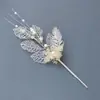 Flor de Polvo Dorado Lirio Esquejes Decorativos Suministros de Atmósfera para Árbol de Navidad Esquejes de Navidad Ramas Artificiales Doradas Plateadas