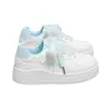 Tênis Feminino Warrior Wxy-Q097N Primavera 2026 Branco Cadarço Laço Versátil Esportivo Casual (Magia)