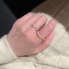 Anillo de Camelia Mariposa Hada Estilo Francés Niche de Alta Gama Lujo Ligero Combinable Apertura Ajustable Producto Nuevo