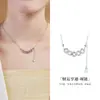Collar Colgante de Moneda de Cobre de Plata de Ley S925 Jade Natural Hetian Nuevo para Mujer Chinoiserie Lujo Accesible Diseño de Alta Gama Cadena para Clavícula Regalo