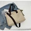 Bolso de Lona Casual de Gran Capacidad para Mujer 2026 Nuevo Estilo Bolso Tote Simple Versátil Bolso Cruzado de Moda para el Trabajo y la Clase