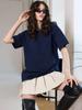 Camiseta de Verão 2026 Mais Vendida Transfronteiriça para Mulheres, Algodão Puro, 16 Cores, Estilo Básico, Blusa Solta, Estilo Ins Europeu e Americano, Camiseta Macia