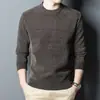 Suéter de Chenilla para Hombre con Forro de Felpa Engrosado Top de Invierno para Hombre de Mediana Edad y Adultos Mayores Suéter para Papá Camiseta Base