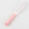 Peine de masaje con aire, antiestático, alisador, mango largo, estilo coreano, macaron trenzado, para niñas, peine portátil al por mayor