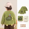 Ropa infantil Kaka Panda, chaqueta de forro polar para niños, top cálido para niñas, ropa de invierno para niños, ropa de invierno para bebés