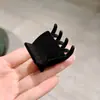Otoño e Invierno nuevo de celebridad de internet flocado para coleta alta fijación agarre pequeño anti-caída volumen de cabello escaso moda accesorios para el cabello de la parte trasera de la cabeza para mujeres
