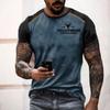 2024 Nova Street Hip Hop 3D Impresso Cross Border T-Shirt Verão Casual Loose Sports Style 3D Impresso Manga Curta