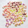 Decorações Populares de Unhas Artísticas de Cogumelo Gordo com Bolinhas de Desenho Animado, Cogumelos Pequenos Sólidos Coloridos 3D Fofos e Acessórios para Cabelo, Enfeites de Resina