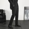 Pantalones Occidentales para Hombre Corte Recto Slim-fit Pantalones Recortados Casual de Negocios para Hombre Pantalones de Traje Negros para Hombre Pantalones para Hombre de Alta Gama