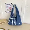 Bolso Tote Nuevo de Moda Estilo Coreano, Bolso de Hombro Fresco de Nailon con Cordón, Bolso Chaleco de Gran Capacidad, Bolso Femenino para el Trabajo
