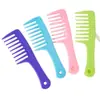 Venda Direta da Fábrica Plástico Colorido Pente de Dentes Largos Infantil Alisamento de Cabelo Pente de Cabelo Mini Portátil Embalagem Independente