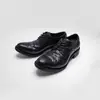 Sapatos de Couro de Vaca de Ponta com Bico Apontado para Homens, Estilosos e Modernos, Confortáveis para o Dia a Dia, Sapatos Oxford Feitos à Mão com Construção Goodyear