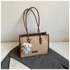 Bolso Tote de Houndstooth de Gama Alta de Gran Capacidad para Mujer 2025 Nuevo Bolso de Viaje Transfronterizo Retro para Axila y Hombro