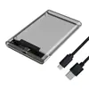 Caja transparente de alta velocidad para disco duro móvil USB 2.0/3.0/3.1 caja para disco duro de portátil serie de 2.5 pulgadas