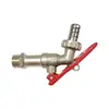 Latón con Boquilla de Bloqueo Duradera de Fábrica Se Puede Personalizar 1/2*3/4 Manual Exterior Grifo de Latón Forjado para Uso de Agua