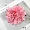 Pintura al óleo simulación de cabeza de flor de dalia dalia DIY linterna linterna con cubierta de flor y sombrero ropa con decoración de mano
