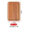 Bandeja de Madera Estilo Japonés para el Hogar Madera de Haya Madera Maciza Rectangular Portavasos Taza de Agua Taza de Té Bandeja de Almacenamiento Bandeja para Platos de Cena