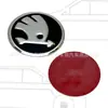 Volante de coche Skoda modificado pegatinas para coche pegatinas decorativas pegatinas para coche metal 42mm pegatinas de metal