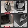Soporte para cuchillos, estante de almacenamiento multifuncional con bandeja de drenaje, estante de almacenamiento para cuchillos de pared de encimera de cocina de doble propósito sin perforaciones