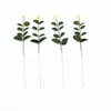 Planta Verde Artificial de Amazon 38CM Tallo Único Eucalipto Hoja de Dinero Estilo Nórdico Ramo de Plantas Grises Decoración