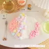 Paquete de Materiales para Alfombra Rosa Fantasía Hecha a Mano para Principiantes Arte de Fibra Decorativa Casero Regalo de Cumpleaños Inauguración de Casa