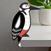 Adornos de Esquina de Mesa de Animales Pájaros Tridimensionales Doble Cara Transfronterizos Manualidades de Madera Decoración de Escritorio de Oficina en Casa Soporte de Exhibición