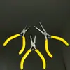 Alicate de Corte Diagonal para Artesanato DIY de 4,5 polegadas, Alicate de Bico Fino, Alicate de Pressão (Circlip), Alicate de Bico Fino, Alicate de Bico Chato, Alicate de Bico Curvo, Alicate de Corte Superior