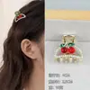 Mini Presilha de Garra de Liga de Zinco Doce de Frutas da Moda para Meninas, Presilha Lateral Fofa para Franja, Grampo para Meio-Rabo na Parte de Trás da Cabeça