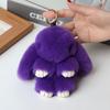 Pendente de Coelho de Pelúcia Imitação de Pelo de Coelho Rex Pingente de Bolsa de Coelho Pingente de Coelho MengMeng Pingente de Coelho Morto de Pelúcia